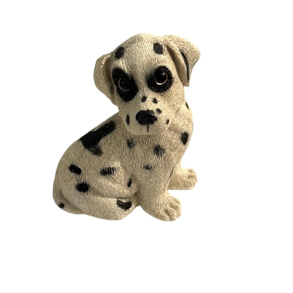 Dalmation Puppy Dog Resin Figurine Music Box 7" Plays "You've Got a Friend"